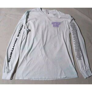 Jonas Brothers Happiness Begins Tour 2019 T-Shirt Long sleeve White Mens Medium